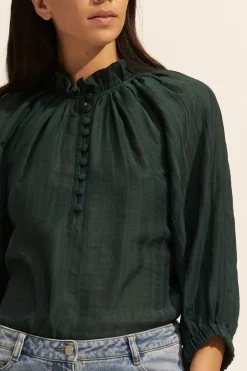 zoe kratzmann Tops|Siesta Top-Green