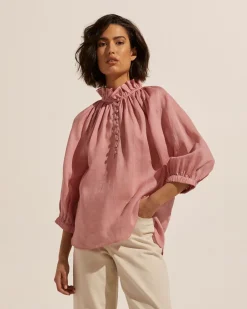 zoe kratzmann Tops|Siesta Top-Rose