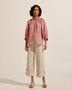 zoe kratzmann Tops|Siesta Top-Rose