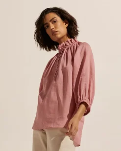 zoe kratzmann Tops|Siesta Top-Rose
