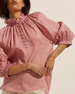 zoe kratzmann Tops|Siesta Top-Rose
