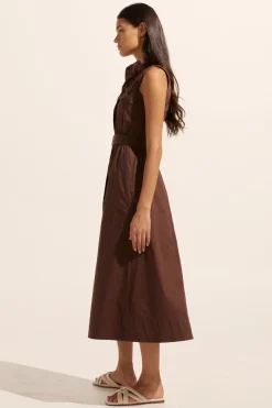 zoe kratzmann Dresses|Snippet Dress-Carob