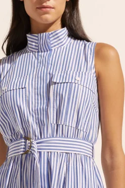 zoe kratzmann Dresses|Snippet Dress-Cobalt Stripe