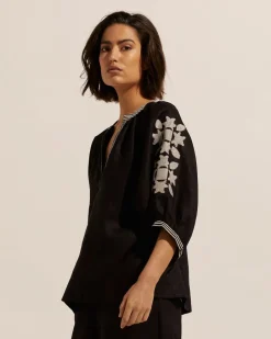 zoe kratzmann Tops|Solitude Top-Black