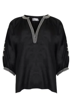 zoe kratzmann Tops|Solitude Top-Black