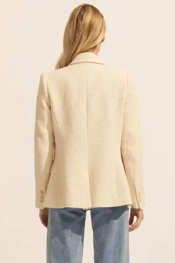 zoe kratzmann Jackets|Spurt Jacket-Ecru