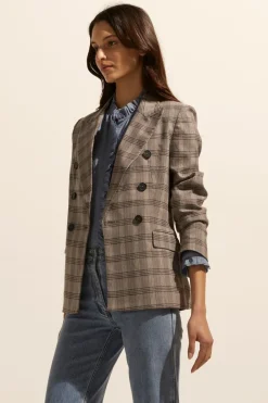 zoe kratzmann Jackets|Spurt Jacket-Mousse Check