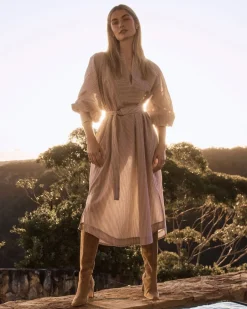 zoe kratzmann Dresses|Standpoint Dress-Toast Stripe
