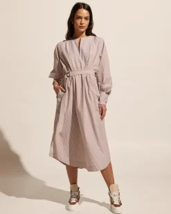 zoe kratzmann Dresses|Standpoint Dress-Toast Stripe