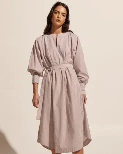 zoe kratzmann Dresses|Standpoint Dress-Toast Stripe