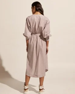 zoe kratzmann Dresses|Standpoint Dress-Toast Stripe