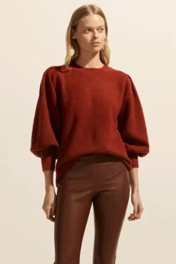 zoe kratzmann Knitwear|Survey Knit-Clay