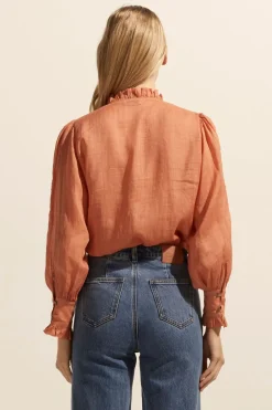 zoe kratzmann Tops|Swoon Top-Apricot