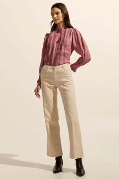 zoe kratzmann Tops|Swoon Top-Magenta