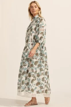 zoe kratzmann Dresses|Tactic Dress-Sage Botanic