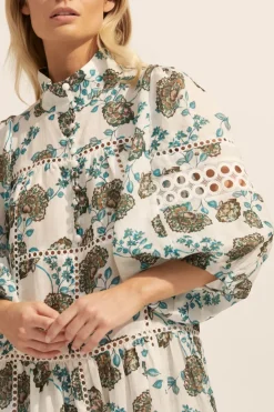 zoe kratzmann Dresses|Tactic Dress-Sage Botanic