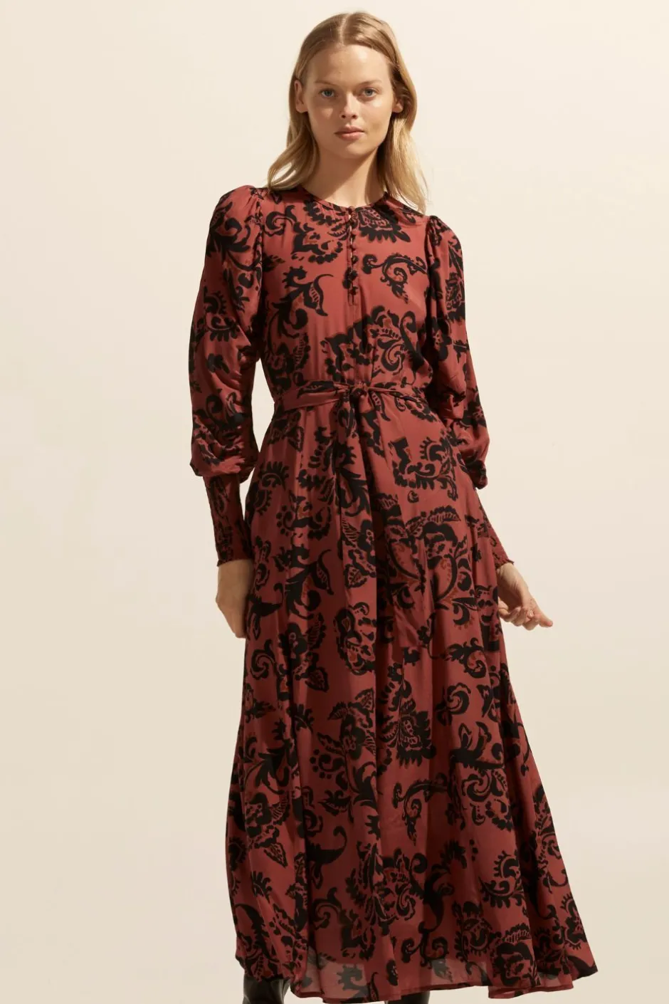 zoe kratzmann Dresses|Tangent Dress-Clay Floral