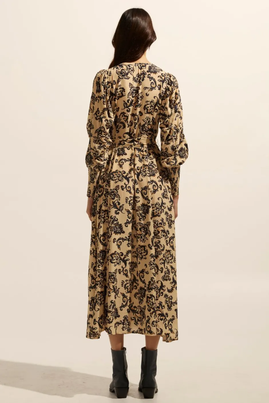 zoe kratzmann Dresses|Tangent Dress-Ochre Floral