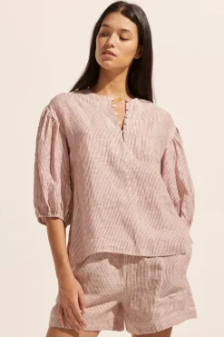 zoe kratzmann Tops|Theme Top-Ginger Stripe