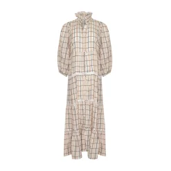 zoe kratzmann Dresses|Toast Dress-Ivory Check