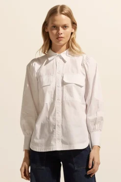 zoe kratzmann Tops|Underpin Top-Porcelain