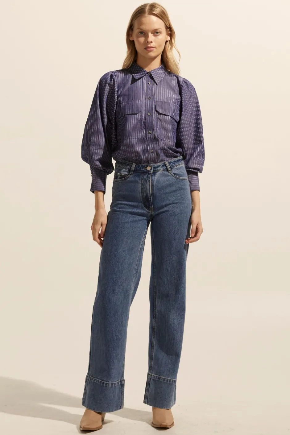 zoe kratzmann Tops|Underpin Top-Yale Stripe