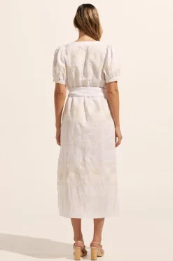 zoe kratzmann Dresses|Unify Dress-Porcelain Embroid