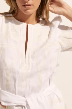 zoe kratzmann Dresses|Unify Dress-Porcelain Embroid