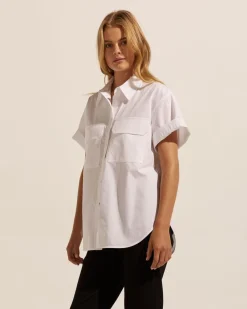 zoe kratzmann Tops|Unite Top-Porcelain
