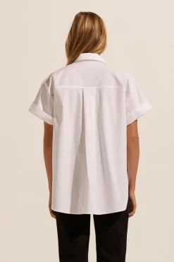 zoe kratzmann Tops|Unite Top-Porcelain