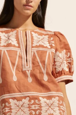 zoe kratzmann Tops|Venture Top-Ginger Embroid