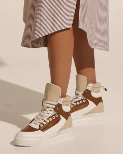zoe kratzmann Sneakers|Vibe Sneaker-Mocha/White Leather