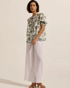 zoe kratzmann Tops|Virtue Top-Sage Botanic