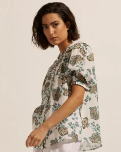 zoe kratzmann Tops|Virtue Top-Sage Botanic
