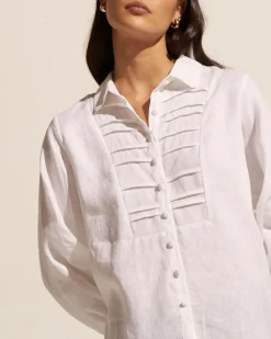zoe kratzmann Tops|Voyage Top-Porcelain