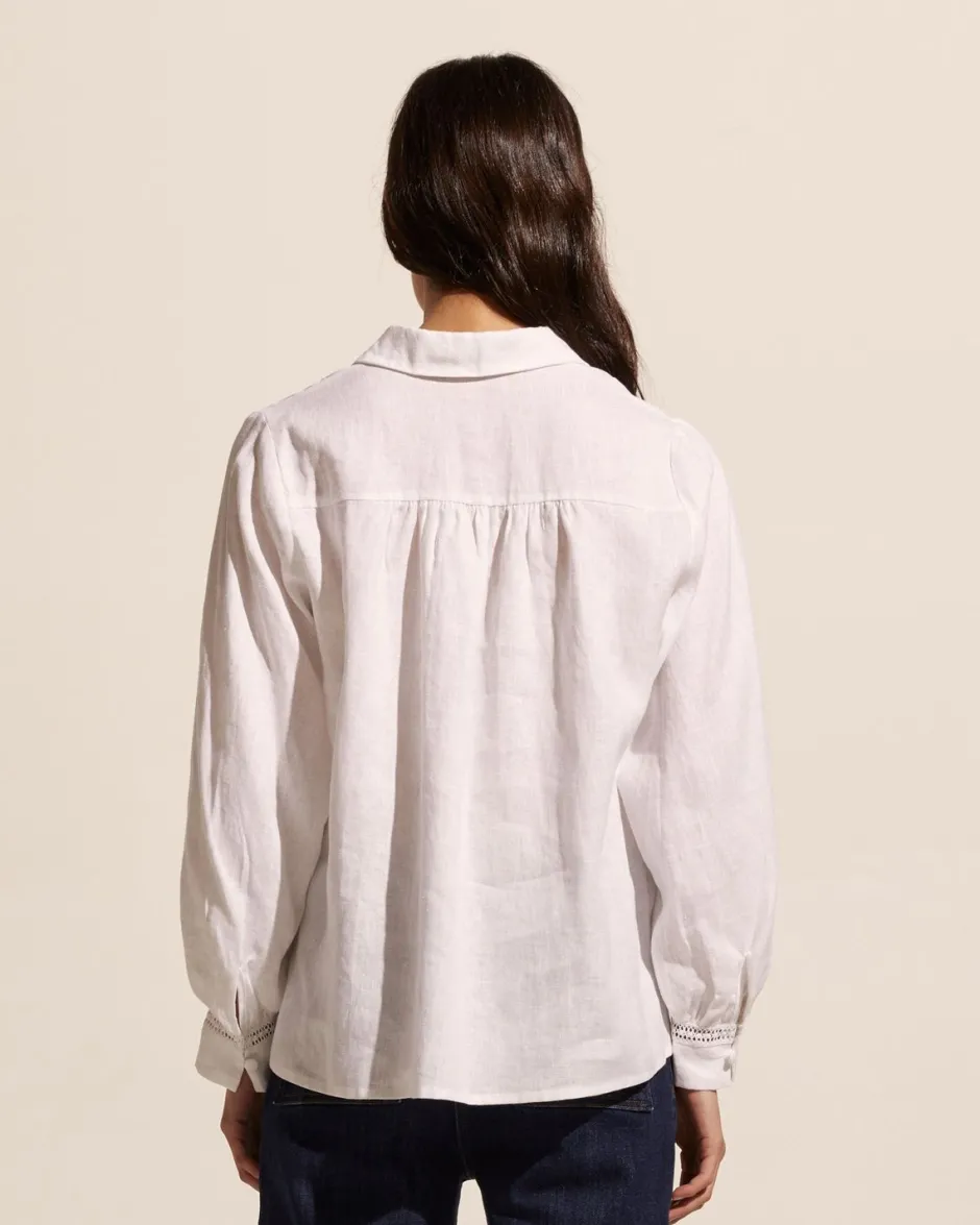 zoe kratzmann Tops|Voyage Top-Porcelain